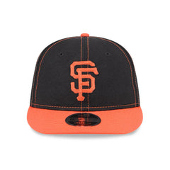 New Era 9Fifty Retro Crown San Francisco Giants 50Th Anniversary Patch Snapback Hat - Black, Orange