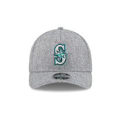 Seattle Mariners Cotton Weave Gray 9FORTY M-Crown A-Frame Snapback Hat
