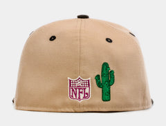 Desert Sky New York Giants 59Fifty Mens Fitted Hat (Beige/Black)