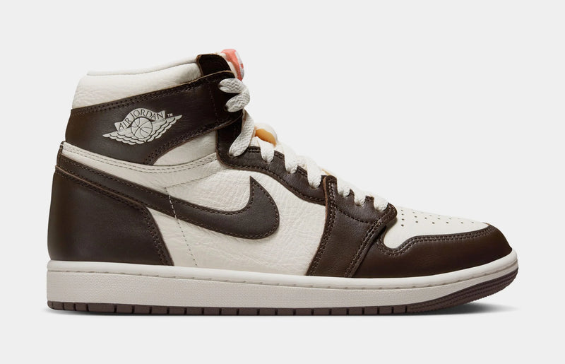 Air Jordan 1 Retro High OG Baroque Brown and Sail Womens Lifestyle Shoes (Baroque Brown/Light Madder Root/Sail)