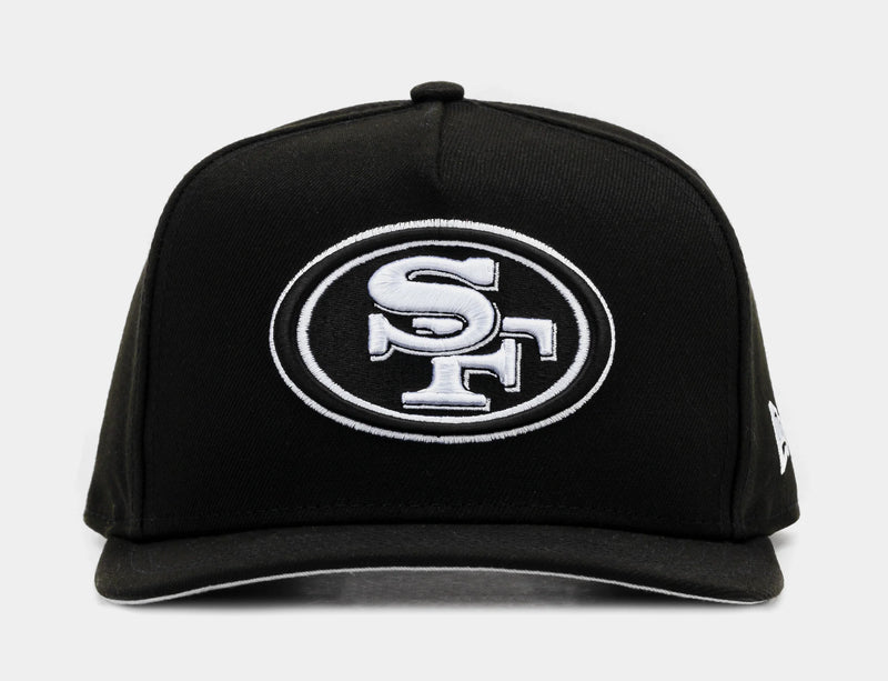 San Francisco 49Ers 950AF Snapback Mens Hat (Black/White/Black)