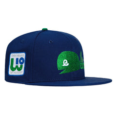 New Era 59Fifty Hartford Whalers 10Th Anniversary Patch Hat - Royal