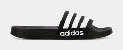 Adidas Adilette Cloudfoam Black White Mule Slide Sandal Slippers