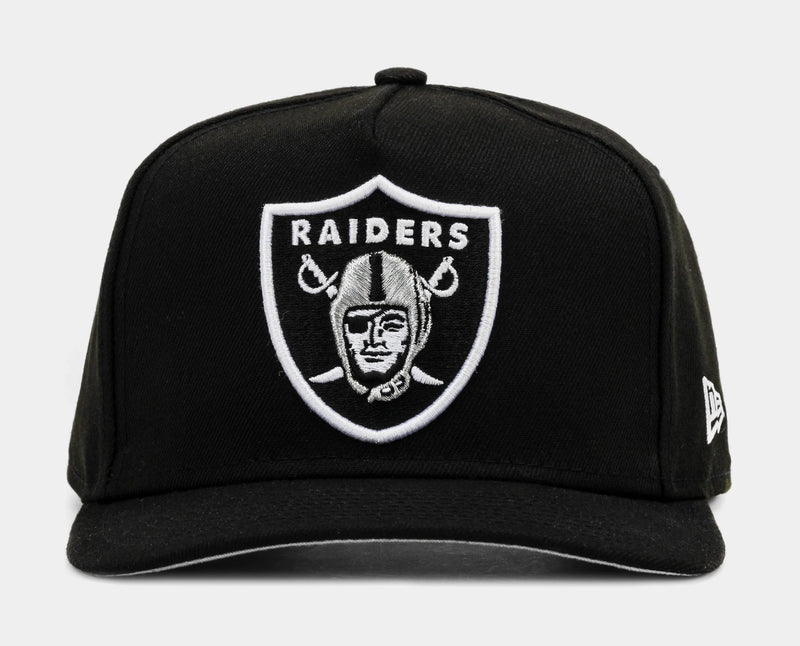 Las Vegas Raiders 950AF Snapback Mens Hat (Black/White)