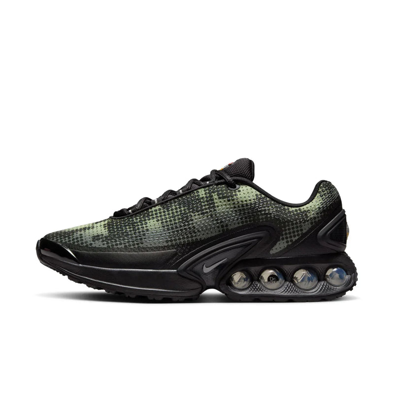 NIKE AIR MAX DN - BLACK/METALLIC SILVER-OLIVE AURA