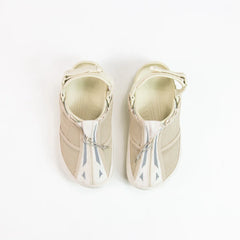 Crocs Classic Energy Running Vest Bone Beige White Slide Sandal Slipper