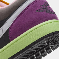 Air Jordan 1 Low SE Tokyo Bio Hack Mens Lifestyle Shoes (Oil Grey/Cave Stone/Arctic Punch/White)