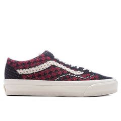 Premium Old Skool 36 Engineered Knit - Geo Check Bordeaux