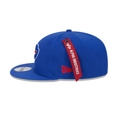 Alpha Industries X Buffalo Bills Blue 9FIFTY Snapback Hat