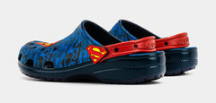 Superman Classic Clog Mens Sandals (Blue/Red)
