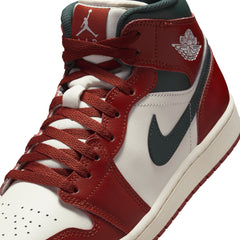 Air Jordan 1 Mid (Sail/Midnight Green)