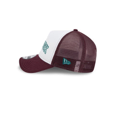 New York Knicks Optic White 9FORTY A-Frame Snapback Hat