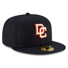 Washington Nationals New Era LIGATURE 59FIFTY Fitted MLB Hat - Navy