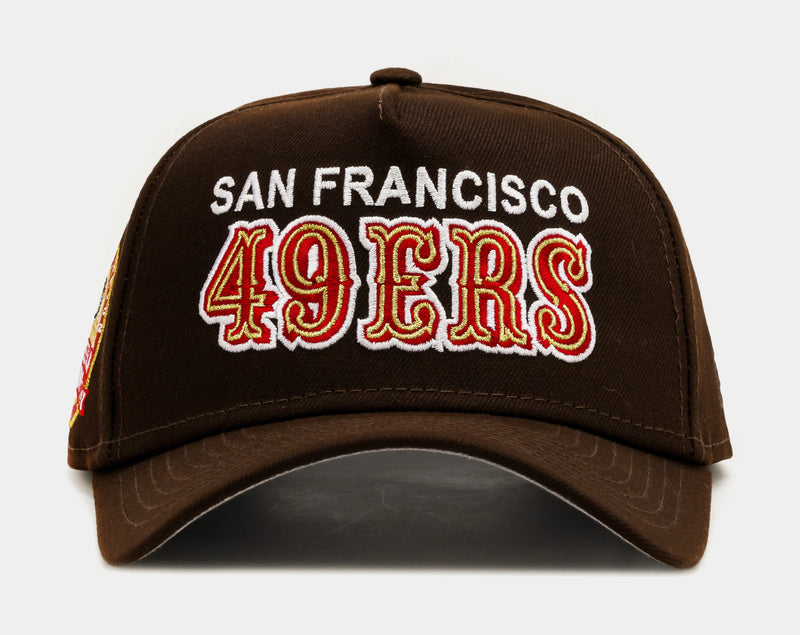 San Francisco 49Ers 9Forty Snapback Mens Hat (Brown)