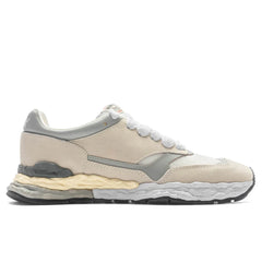 George OG Sole Mix Material Low Top - White
