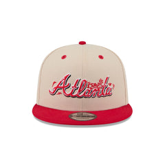 Atlanta Braves Team Art 9FIFTY Snapback Hat