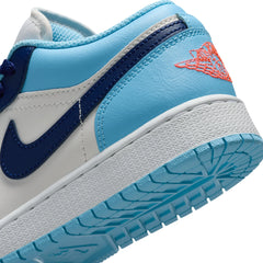 Air Jordan 1 Low GS (Sail/Blue Void/Blue Chill)