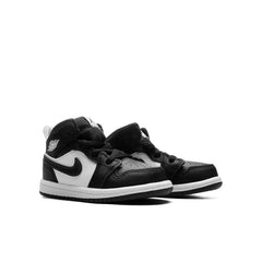 Jordan 1 Mid (TD) - Black/Off Noir/Summit White