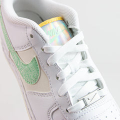 Kids Nike Air Force 1 LV8 GS White Mint Foam White Phantom Sneaker Shoe Trainer