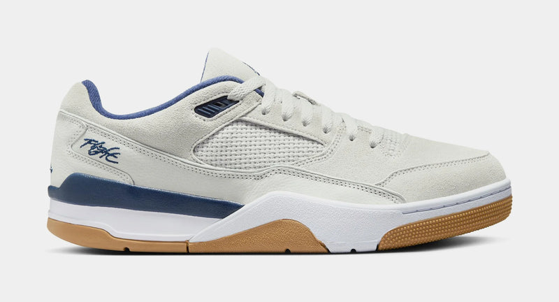 Flight Court Mens Basketball Shoes (Neutral Grey/Midnight Navy/White)