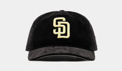San Diego Padres Golfer Snapback Mens Hat (Black/White)