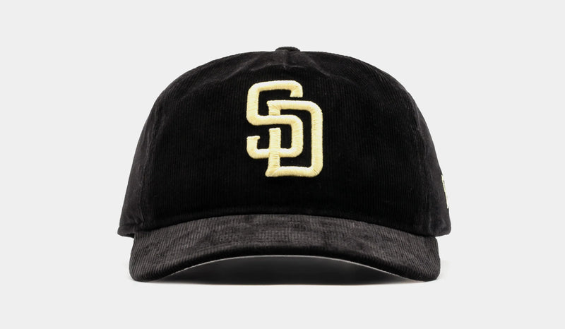 San Diego Padres Golfer Snapback Mens Hat (Black/White)