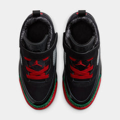 Spizike Low Preschool Lifestyle Shoes (Black/Vasity Red/Classic Green/White)