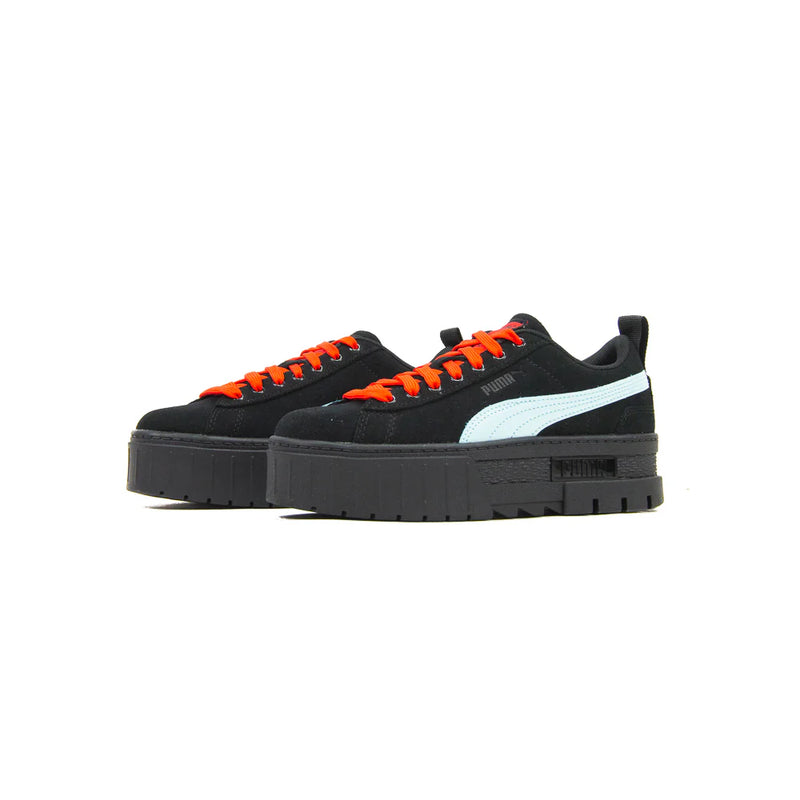 Puma Mayze SD X Dua Lipa Puma Black Blue Glow Orange Red Sneaker Shoe Trainer