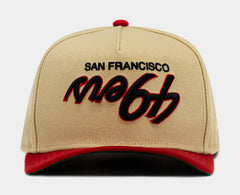 San Francisco 49Ers 2 Tone Gold 950AF Snapback Mens Hat (Gold/Red)