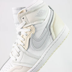 Wmns Nike Air Jordan 1 MM High White Pure Platinum Sail Beige  Sneaker Shoe Trainer
