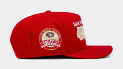 San Francisco 49Ers Bold Curve 950AF Snapback Mens Hat (Red/Gold)