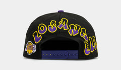 Shoe Palace X New Era NBA 90S Graffiti Exclusive Los Angeles Lakers 950AF Snapback Mens Hat (Black/Purple)