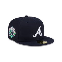 Atlanta Braves Floral Undervisor 59FIFTY Fitted Hat