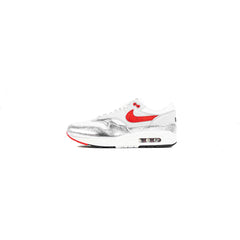 Nike Air Max 1 PRM White Chile Red Grey Silver Black HF7746-100 Sneaker Shoe Trainer