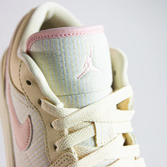 WMNS Nike Air Jordan 1 Low Muslin Legend Pink Sail SE FQ1925-100 Sneaker Shoe Trainer