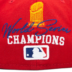 Cincinnati Reds 5X Champs Fitted Cap (Red/Black)