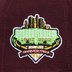 New Era 59Fifty Los Angeles Dodgers 40Th Anniversary Stadium Patch Hat - Maroon