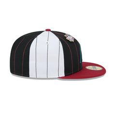 Arizona Diamondbacks Pinstripe League Pin 59FIFTY Fitted Hat