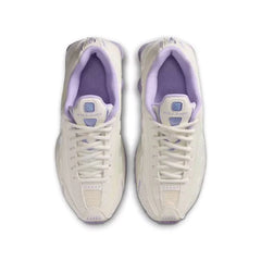 NIKE SHOX R4 GS – SOFT PEARL/CELESTINE BLUE-HYDRANGEAS