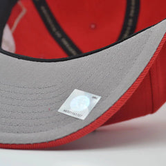 Chicago Bulls 1996 NBA Finals Champions Mitchell & Ness Dynasty HWC Collection Fitted Hat - Red