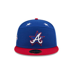 Atlanta Braves 2025 All-Star Game Workout Split Panel 59FIFTY Fitted Hat