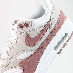 Wmns Nike Air Max 1 Summit White Smokey Mauve Grey Pink DZ2628-104 Sneaker Shoe Trainer
