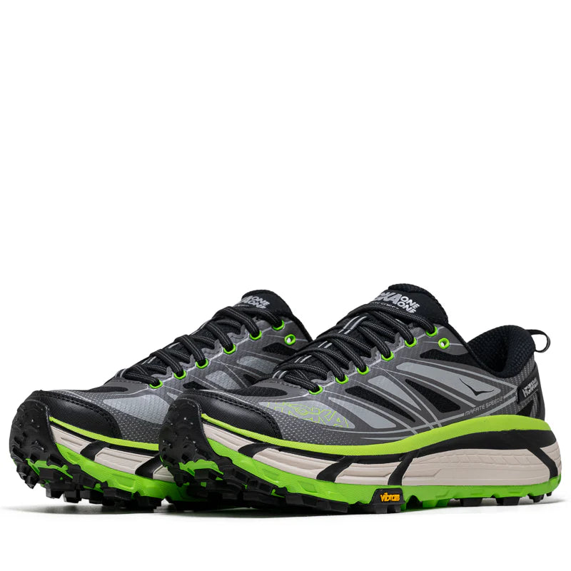 Hoka U Mafate Speed 2 - Black/Electric Green