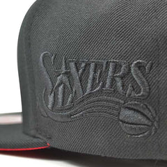 Philadelphia 76Ers FIRST LETTER Snapback Mitchell & Ness NBA Hat