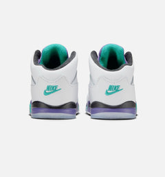 Air Jordan 5 Retro Grape Infant Toddler Lifestyle Shoe - White/New Emerald/Grape Ice/Black