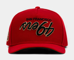San Francisco 49Ers 2 Tone 950AF Snapback Mens Hat (Gold/Red/Beige)