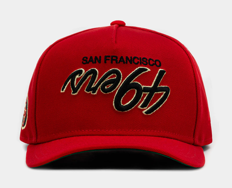 San Francisco 49Ers 2 Tone 950AF Snapback Mens Hat (Gold/Red/Beige)