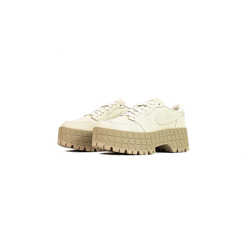 Wmns Nike Air Jordan 1 Brooklyn Low Rattan Desert Camo Rattan Beige Brown Blue HF3184-200 Sneaker Shoe Trainer