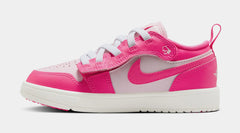 Air Jordan 1 Low ALT Preschool Lifestyle Shoes (Pink Foam/Hyper Pink/Summit White)