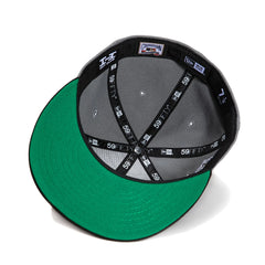 New Era 59Fifty New Jersey Devils 10Th Anniversary Patch Script Hat - Grey, Red